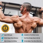 JX FITNESS Klimmzugstange Türrahmen – Faltbar ohne Bohren für Heimtraining – Bild 8