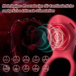 YAWNSHE Rosenblueten Vibrator mit App & Fernbedienung – Klitoris Stimulator fuer Paare – Bild 3