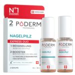 PODERM 2-in-1 Nagelpilz-Behandlung Duo-Pack – Mycose-Serum & Booster für gelbe, brüchige Fussnägel
