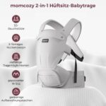 Momcozy 2-in-1 Babytrage mit Hüftkissen – 6 Tragepositionen bis 20 kg – Bild 3