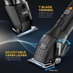 Solati Haarschneidemaschine & Bartschneider Set – Profi-Trimmer mit T-Blade & 300 Min. Laufzeit – Bild 5