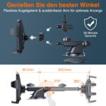 VANMASS Handyhalterung Auto 2026 – 4in1 Lüftung & Saugnapf für iPhone & Samsung – Bild 10