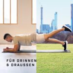 KG PHYSIO Yogamatte 8mm – rutschfest & gelenkschonend mit Tragegurt (183x60cm) – Bild 5