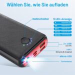 JIGA Power Bank 27000mAh mit 22,5W PD – Schnellladung für iPhone, Samsung & iPad – Bild 4