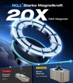 VICSEED Magnetische Handyhalterung Auto Lüftung – MagSafe kompatibel für iPhone & Samsung – Bild 2