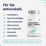 Vitamin D3 K2 & Omega-3 5000 IE – Hochdosiert mit K2VITAL® & Fischöl für Knochen & Herz – Bild 5