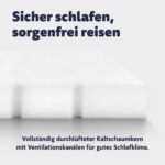 Julius Zöllner Reisebettmatratze Travelsoft Premium 60x120 cm – Schadstoffgeprüft – Bild 5