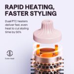 wavytalk Thermobürste 38mm mit Ionen-Technologie & 5 Temperaturstufen – Lockenstab & Bürste in Einem für Blowout-Look – Bild 6