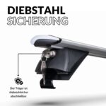 Owen Dachträger 3.0 Pro 120cm Silber – 90 kg Tragkraft für geschlossene Reling – Bild 6