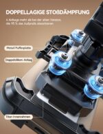 JOYROOM Motorrad-Handyhalterung mit Doppelt-Vibrationsdämpfung – 360° drehbar für iPhone & Samsung – Bild 2