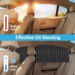 ZATOOTO Sonnenschutz Auto 4er Set mit Magnetbefestigung – UV- & Hitzeschutz fürs Fahrzeug – Bild 6