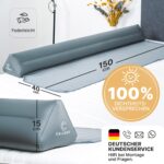 CHILDOO Aufblasbarer Rausfallschutz 200 cm – Sicherer Bettschutz für Kinder & Babys – Bild 2
