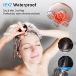 arboleaf Kopfmassagegerät elektrisch IPX7 wasserdicht – 8 Massageköpfe & 3 Modi – Bild 2