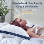 Slybear Kopfkissen 80x80 cm 2er Set – Orthopädisch & Atmungsaktiv für erholsamen Schlaf – Bild 2