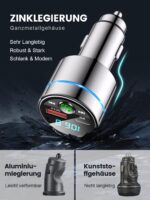 Mohard FM Transmitter Auto Bluetooth 5.3 – Dual-Ladegerät mit 30W USB-C PD & 18W QC3.0 – Bild 7
