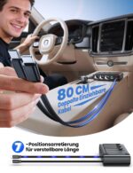 JOYROOM 227W KFZ Zigarettenanzünder Verteiler 9in1 – 45W Schnellladekabel für iPhone & Android – Bild 2