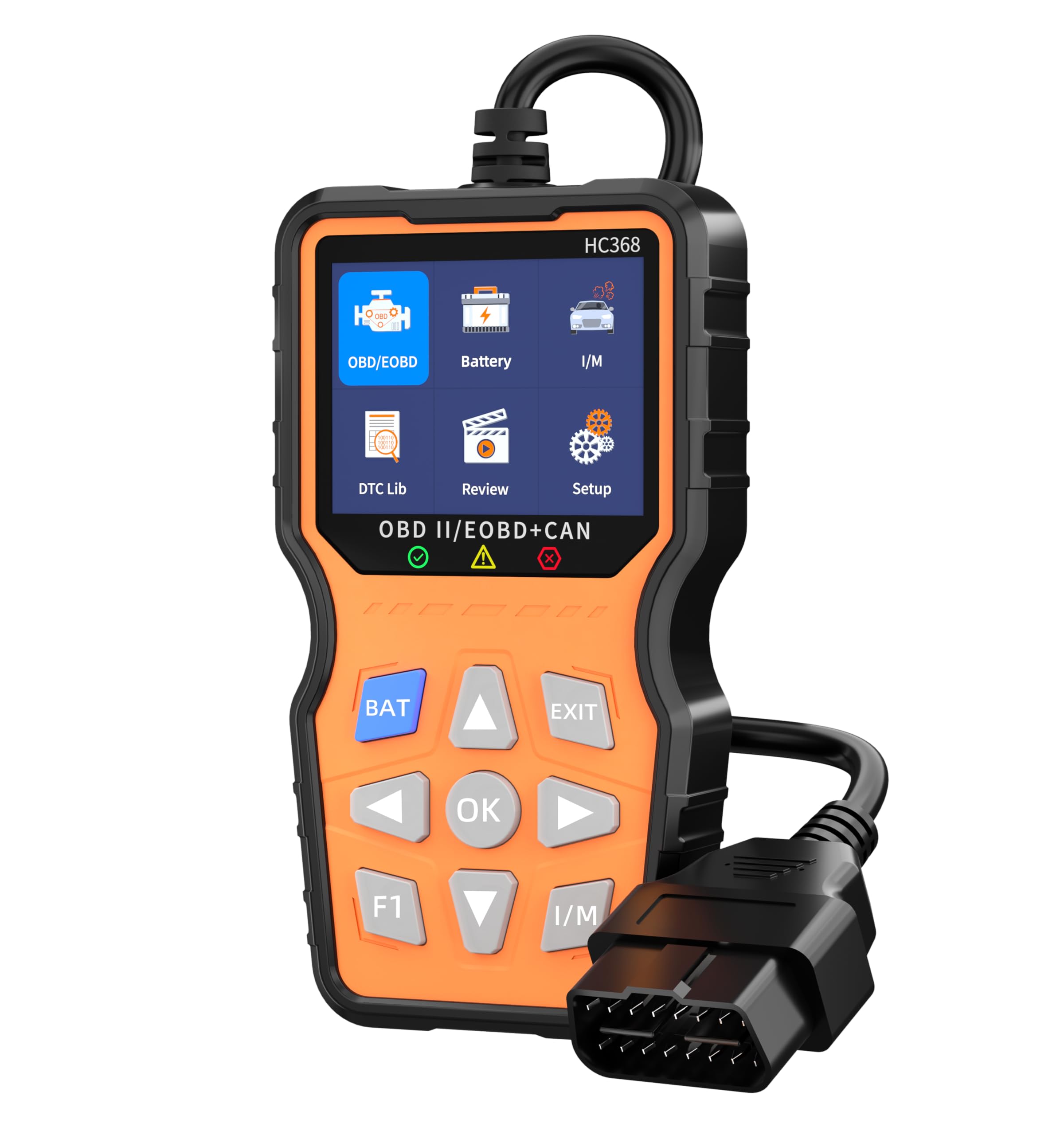 71atBQD7icL._SY2560_.jpg SETAWEEH OBD2 Diagnosegerät – Fehlerauslesegerät mit Batterietester für alle Fahrzeuge ab 2008 – Bild 1