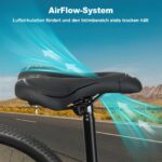 toptrek Fahrradsattel mit ergonomischem Design – Schmerzfreies Radfahren für MTB, E-Bike & Cityrad – Bild 4