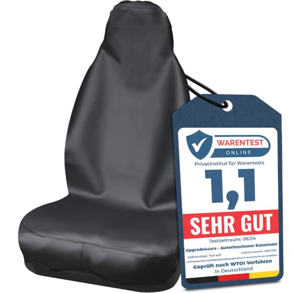 Upgrade4cars Autositzbezug Universal – Wasserdichter Sitzschoner für Vordersitze
