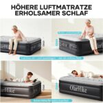 OlarHike Luftbett 90x200 cm mit integrierter Pumpe – Selbstaufblasende Gasmatratze für Camping & Gäste – Bild 2