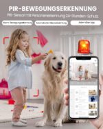 aidowocam Mini Überwachungskamera 4K – 5G WiFi, Akku, Nachtsicht & Cloud-Speicher – Bild 4