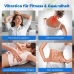 MERACH Vibrationsplatte – Kompakt, leise Trainingsplatte mit Fernbedienung & LED-Display – Bild 3