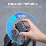 CYCPLUS AS2 Mini-Elektropumpe 100PSI – Tragbare E-Pumpe mit Akku für Fahrräder – Bild 3