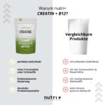 Nutri + Creapure 500g – Reines Kreatin Monohydrat Pulver für maximale Leistung – Bild 4