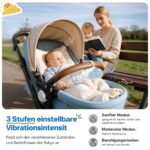 Robofun Kinderwagenschaukler mit USB-C – Automatische Einschlafhilfe für Babys bis 3 Jahren – Bild 4