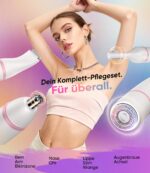 Birch 4-in-1 Damenrasierer mit Doppelring-Klingen – Elektrischer Haarentferner für Gesicht & Bikinizone – Bild 2