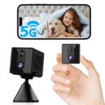 aidowocam Mini Überwachungskamera 4K – 5G WiFi, Akku, Nachtsicht & Cloud-Speicher