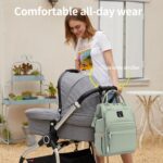 Pomelo Best Baby Wickelrucksack Macaron – Multifunktional mit Isolierfächern & Wickelunterlage – Bild 6