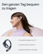 SHOKZ OpenFit Air – Open-Ear Bluetooth-Kopfhörer mit 28h Akku & IP54 Schutz – Bild 4