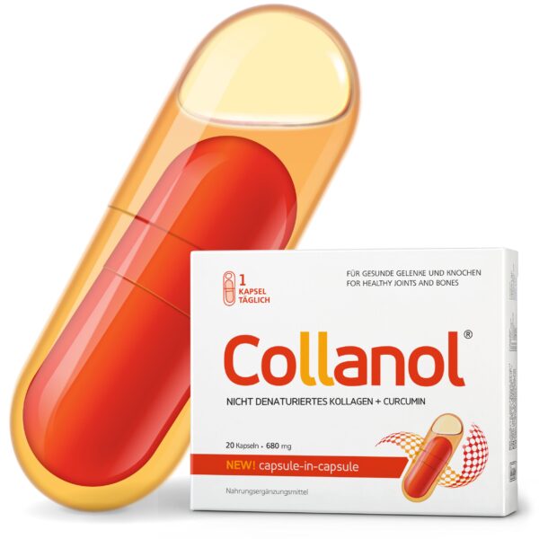 Collanol Gelenkkapsel mit 3D-Kollagen & Mizell-Curcuma – Gelenk- & Knochenpflege (20er)
