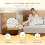 NAPSIE 7-Zonen Kaltschaummatratze 90x200 cm H3 – Ergonomische Unterstützung mit abnehmbarem Bezug – Bild 5