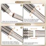 7MAGIC 6-in-1 Airstyler mit Lockenstab, Glättbürste und Volumenbürsten – Bild 9