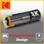 KODAK Xtralife AA Batterien 60er Pack – 1,5V Alkaline mit 148% mehr Leistung – Bild 4