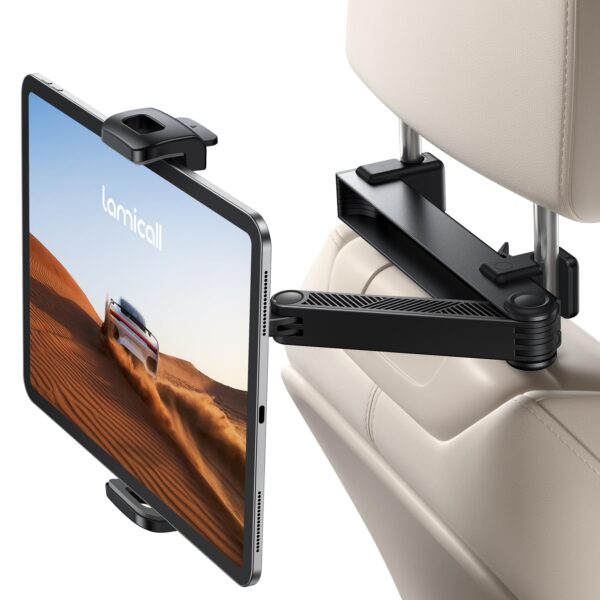 Lamicall Tablet Halterung Auto Kopfstütze mit Sicherheitsschloss – 4,7-13 Zoll