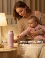 Paruu Tragbarer Flaschenwärmer – Schnellaufheizen in 2 Min mit 7-stufiger Temperaturregelung – Bild 2