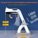 SKYROKU 2-in-1 Toilettensitz mit Treppe für Kinder 2-7 Jahre – Höhenverstellbar bis 90 kg – Bild 7