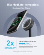 Anker MagGo Kabellose Ladestation 15W – Qi2 MagSafe Ständer für iPhone & AirPods – Bild 2