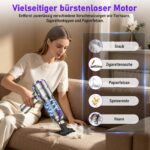 botatio Handstaubsauger 25000Pa 4-in-1 mit Digital Display & Selbstentleerung – Akku – Bild 2