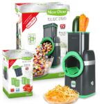 Genius Nicer Dicer Electro Deluxe Set 32-tlg – Elektrischer Gemüsehobel mit 9 Einsätzen