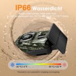 MAXDONE Wildkamera 4K 64MP mit Solar & WLAN – Nachtsicht Bewegungsmelder für Wildlife Monitoring – Bild 7
