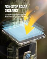 CEYOMUR Solar Wildkamera 64MP 4K Wi-Fi 6 – Bewegungsmelder mit Handyapp & IP66 Wasserschutz – Bild 4