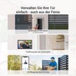 EZVIZ CP5 Video-Türsprechanlage mit 7" Touchscreen – 1080p Fernentriegelung & Nachtsicht – Bild 2
