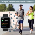 aeac Smartwatch 1,85" HD mit Telefonfunktion & Alexa – Fitnessuhr für Android & iOS – Bild 5