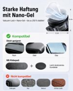VICSEED Militär-Autohalterung mit Nano-Vakuum & N58-Magneten – MagSafe Handyhalter 360° – Bild 8
