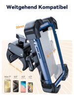 JOYROOM Fahrrad Handyhalterung mit automatischer Sperre – Universal Lenkerhalter für Smartphones 4,7–7 Zoll – Bild 6