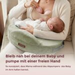Momcozy Stillkissen mit Sicherheitsstütze – Memory-Schaum Übergrösse für ergonomische Unterstützung – Bild 4